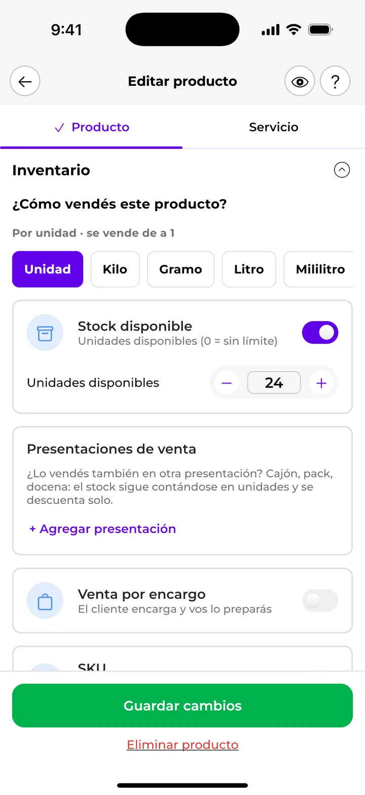 Cargás tu stock una vez: la gestión de stock de chambaclub en el celular